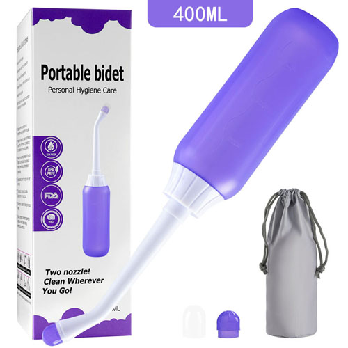 Peri Bottle for Postpartum Perineal Recovery and Cleansing.13.5oz(Purple)