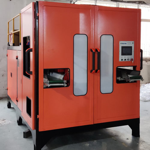 Fully automatic electric dual station blow molding machine