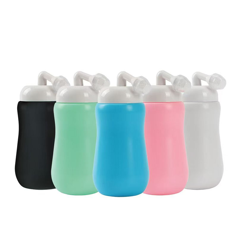 Portable Bidet Bottle for Women - Personal Upside Down Peri Bottle for Feminine Hygiene, Postpartum