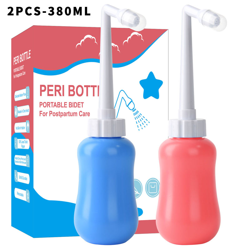 2 Pack Peri Bottle for Postpartum Care for Perineal Recovery 380ML/13.3OZ