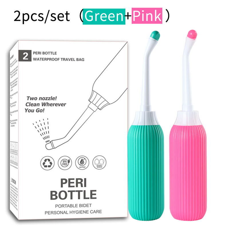 2 Pack Peri Bottle for Postpartum Care for Perineal Recovery 500ML/17OZ
